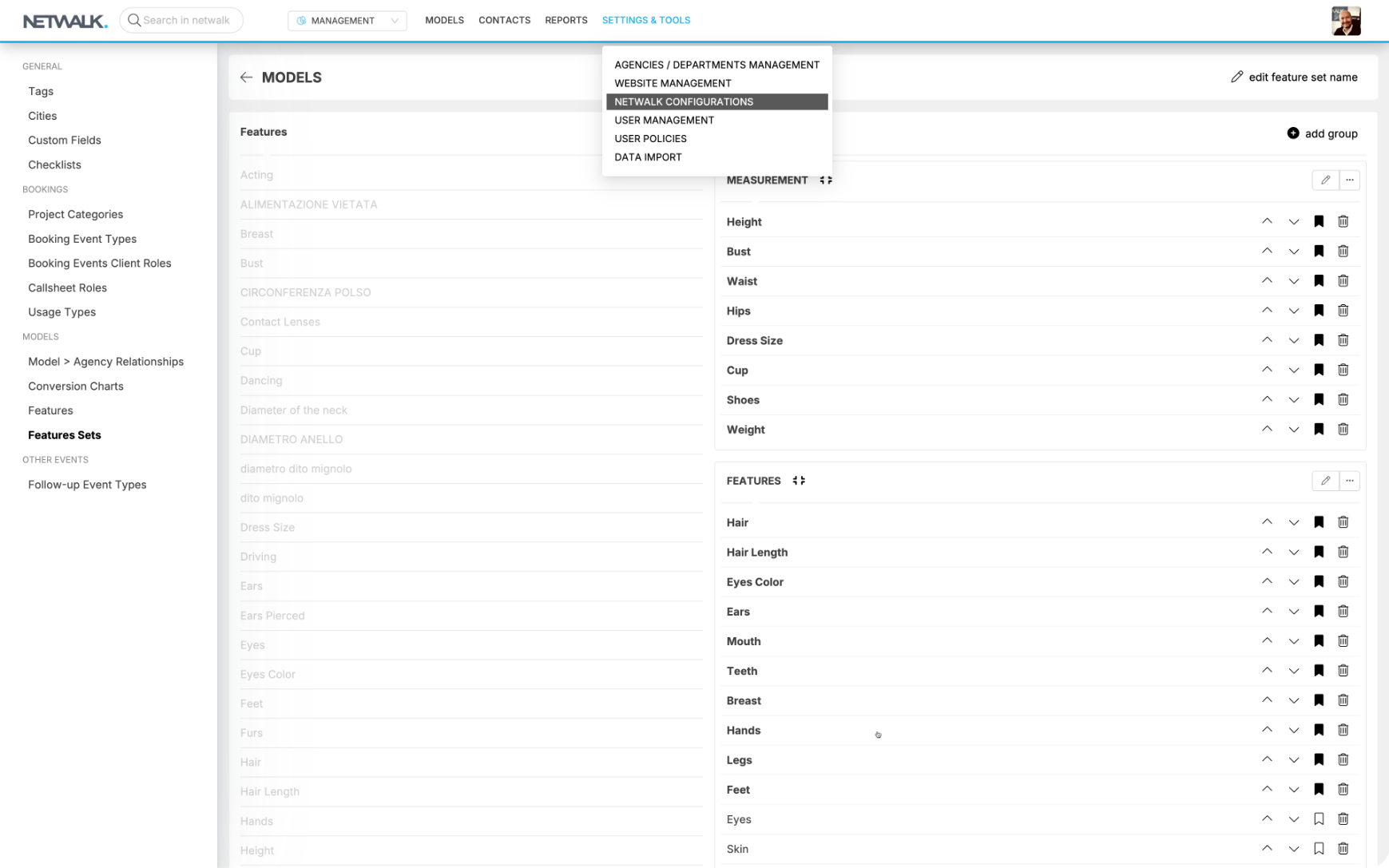 Netwalk Configurations and Settings